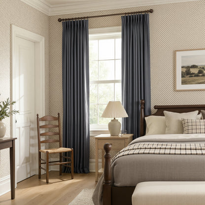 SoftMatte Brushed Blackout Curtain