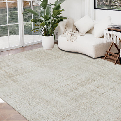 Joydeco Living Room Rug, Non Slip Machine Washable Vintage Runner Rug, Low Pile Lightweight Chenille Print Rugs for Entryway, Hallway, Bedroom, Kitchen and Corridor