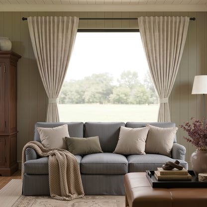 Braden Cotton Linen Light Filtering Curtain
