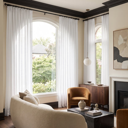 Grove Linen Blend Light Filtering Curtain