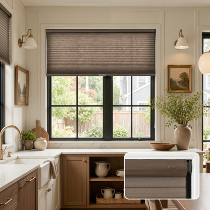Nora No-Drill Light Filtering Cellular Shade