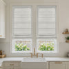Oak Cotton Linen Semi-Blackout No-Drill Roman Shade