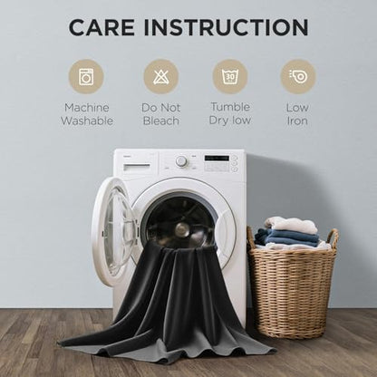 Joydeco Blackout Curtains 95 Inch for Bedroom, Thermal Insulated 52 x 95 Long Curtains & Drapes 2 Burg, Room Darkening Grommet Drapes for Living Room Window, 2 Panels Set