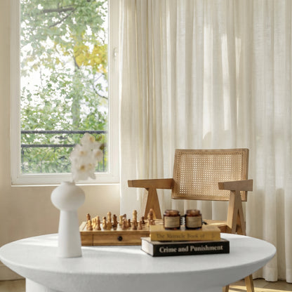 Rowan Light Filtering Linen Curtain