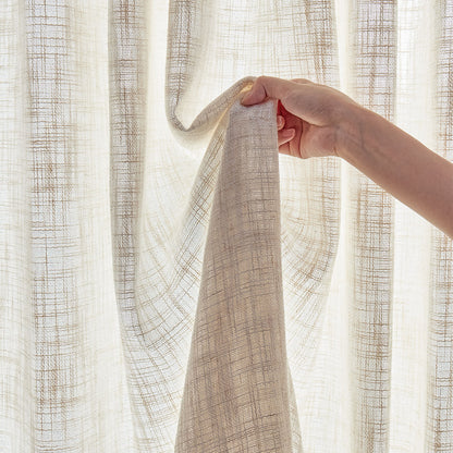 Mist Linen Blend Sheer Curtain