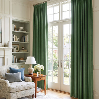 Plush Velvet Room Darkening Curtain