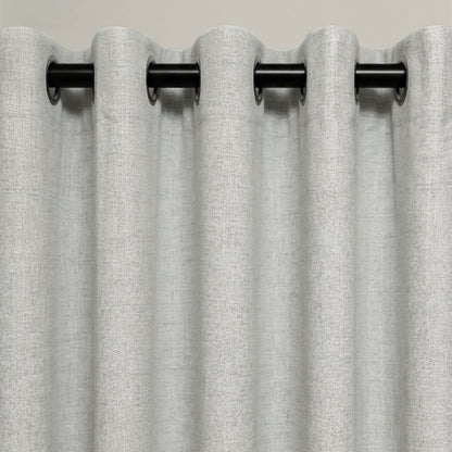 Cortinas opacas de lino personalizadas Joydeco
