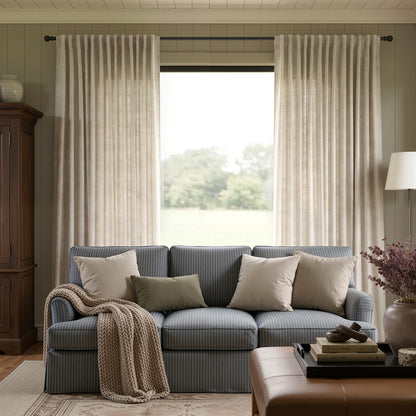 Braden Cotton Linen Light Filtering Curtain
