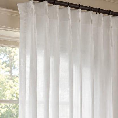 Lily Plain Weave Sheer Curtain