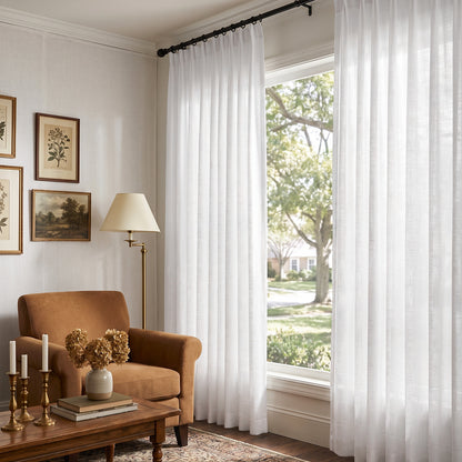 Grove Linen Blend Light Filtering Curtain