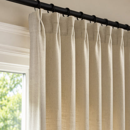 Cedar Linen Blend Light Filtering Curtain