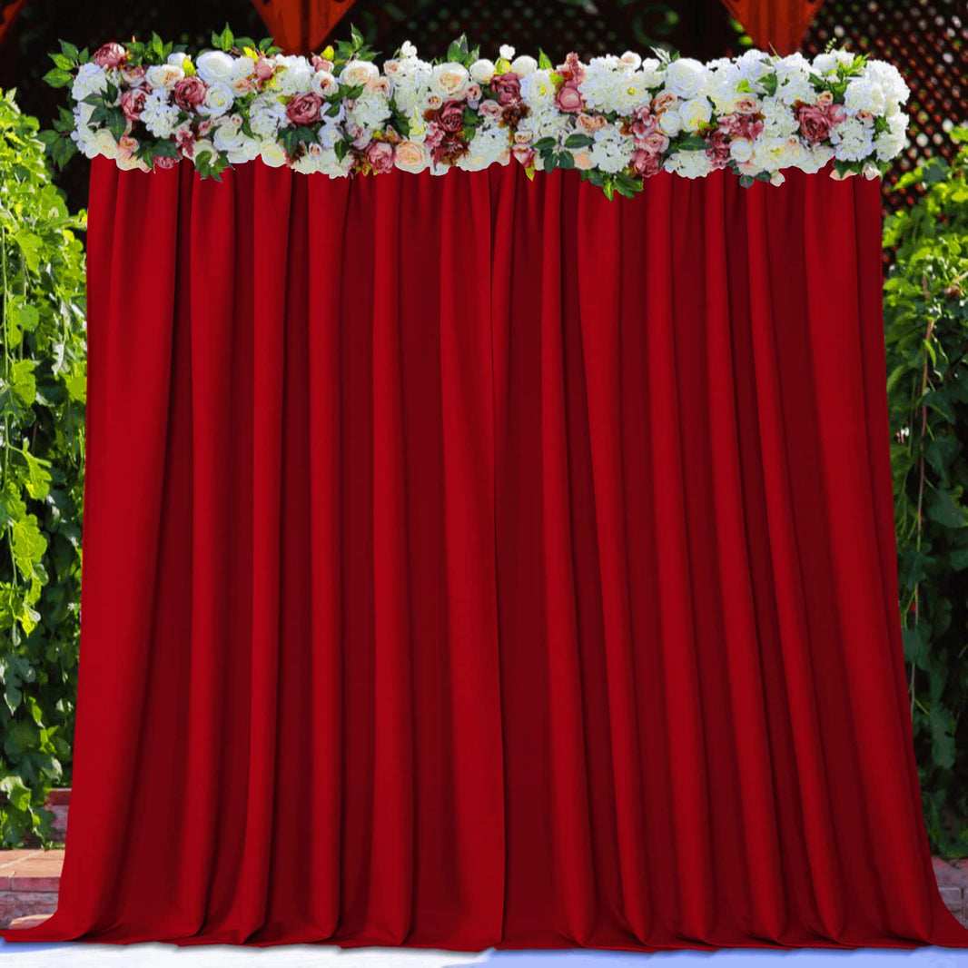 Joydeco Backdrop Curtains for Parties, Photography Backdrop Drapes for Wedding Decorations Birthday