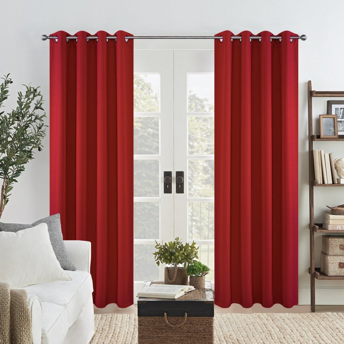Joydeco Blackout Curtains Thermal Insulated Long Curtains& Drapes 2 Panels Set Various sizes and colors