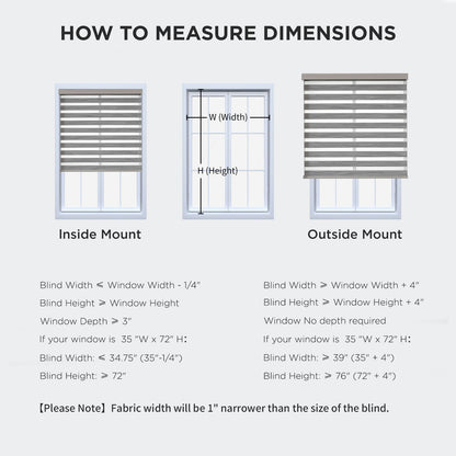 Joydeco Cordless Zebra Blinds (Pro), Dual Layer Light Control Zebra Blinds for Windows, Light-Proof Aluminum Cover, Free-Stop Roller Shades for Home & Office