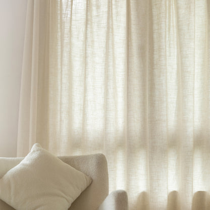 Rowan Light Filtering Linen Curtain