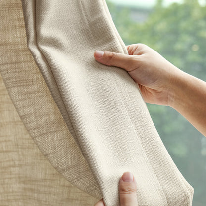 Cedar Linen Blend Light Filtering Curtain
