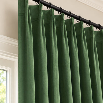 Plush Velvet Room Darkening Curtain