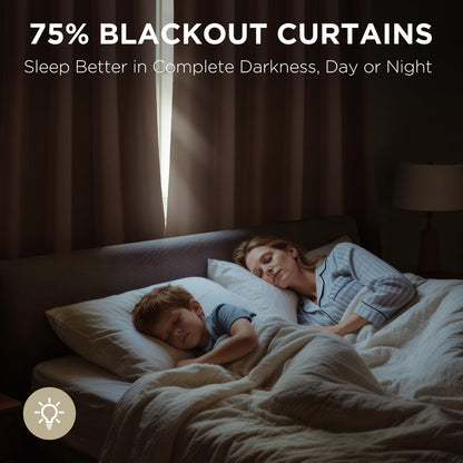 Luxury Blackout Velvet Curtains - Thermal Insulated Grommet Drapes