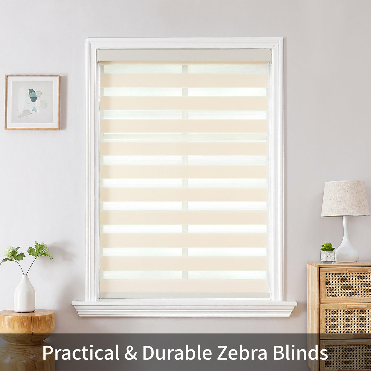 Free-Stop Zebra Blinds for Windows