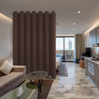 Joydeco Blackout Curtains sliding glass door curtains, patio sliding door living room extra wide curtains, room partition curtains.