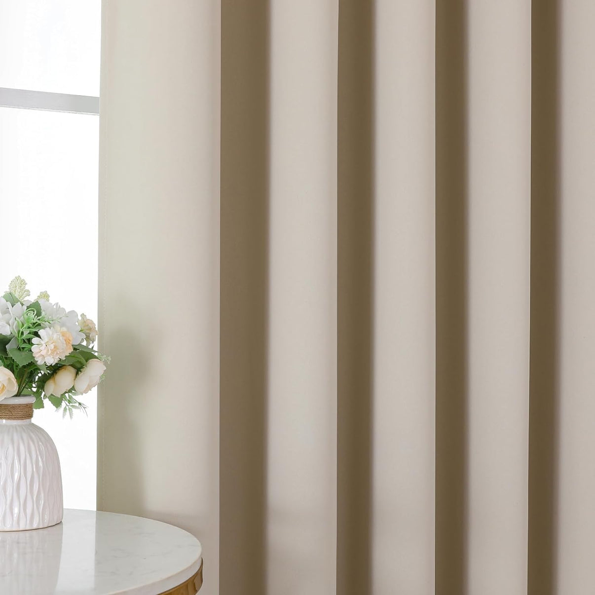 Joydeco Blackout Curtains sliding glass door curtains, patio sliding door living room extra wide curtains, room partition curtains.