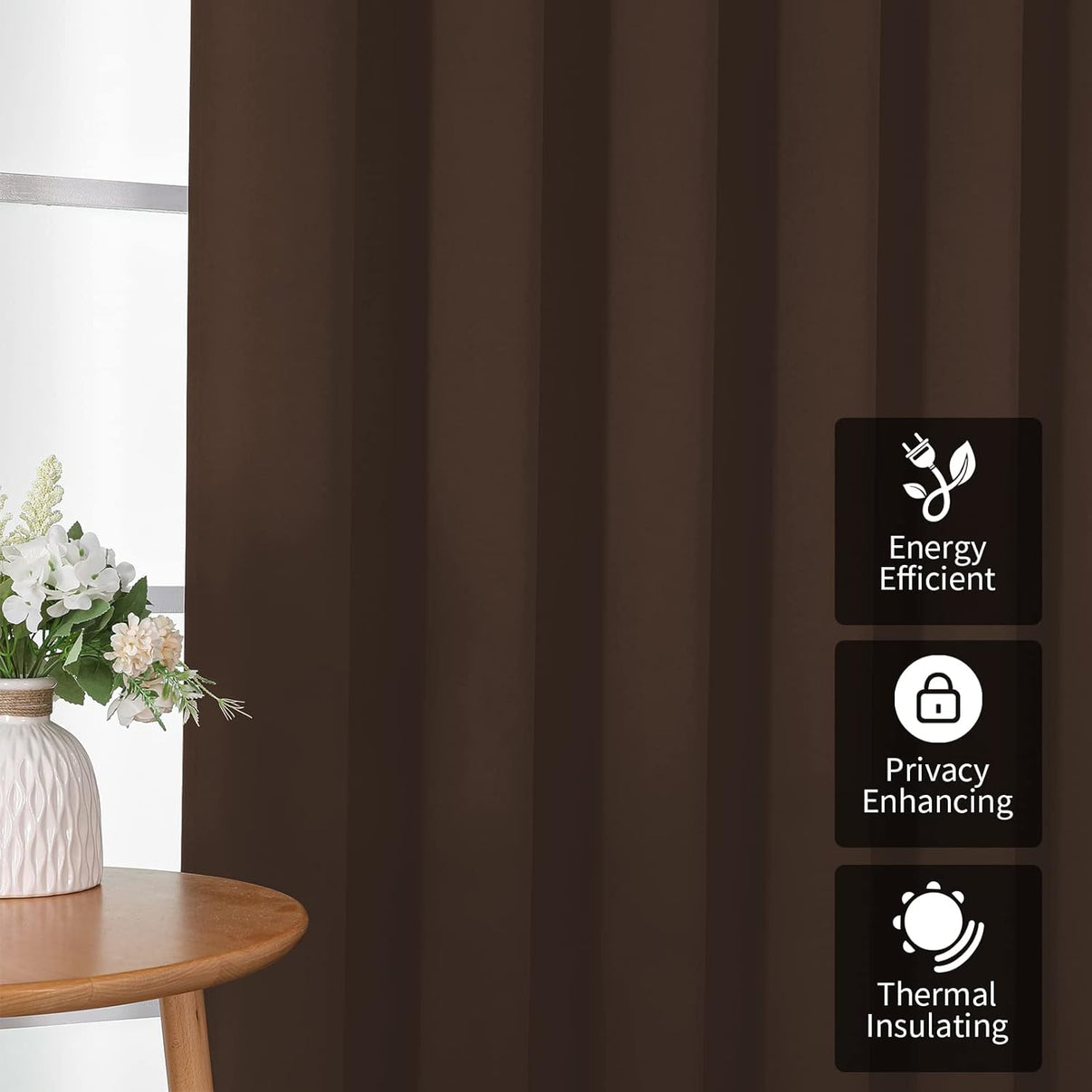 Joydeco Blackout Curtains sliding glass door curtains, patio sliding door living room extra wide curtains, room partition curtains.