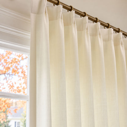 Cortinas opacas de lino Joydeco Flaxaline