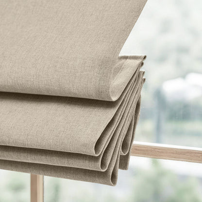 Clara Textured Light Filtering No-Drill Roman Shade