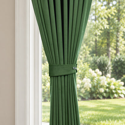Plush Velvet Room Darkening Curtain
