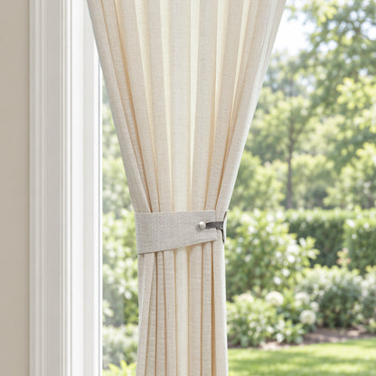 Petal Linen Blend Sheer Curtain
