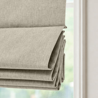 Palmer Textured 100% Blackout No-Drill Roman Shade