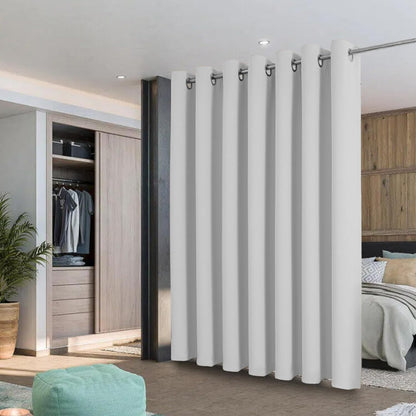 Joydeco Blackout Curtains sliding glass door curtains, patio sliding door living room extra wide curtains, room partition curtains.