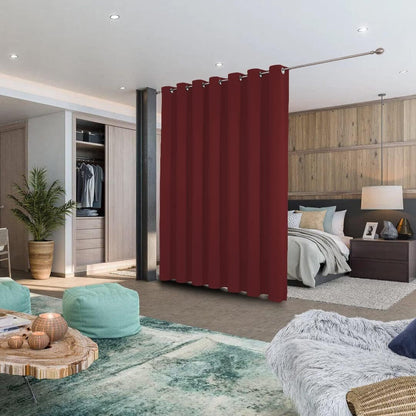 Joydeco Blackout Curtains sliding glass door curtains, patio sliding door living room extra wide curtains, room partition curtains.