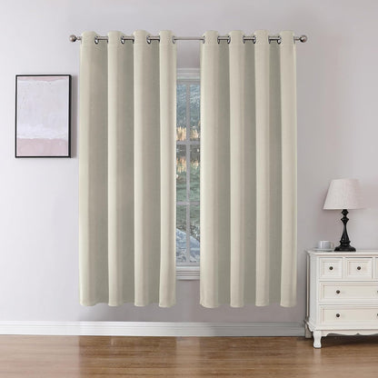 Joydeco Blackout Curtains 2 Panels Set, featuring thermal insulated long curtains