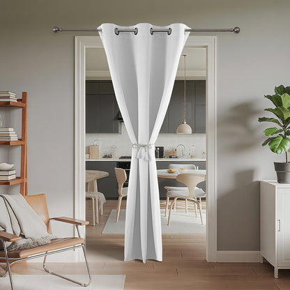 Joydeco Blackout Curtains sliding glass door curtains,  patio sliding door living room extra wide curtains, room partition curtains.