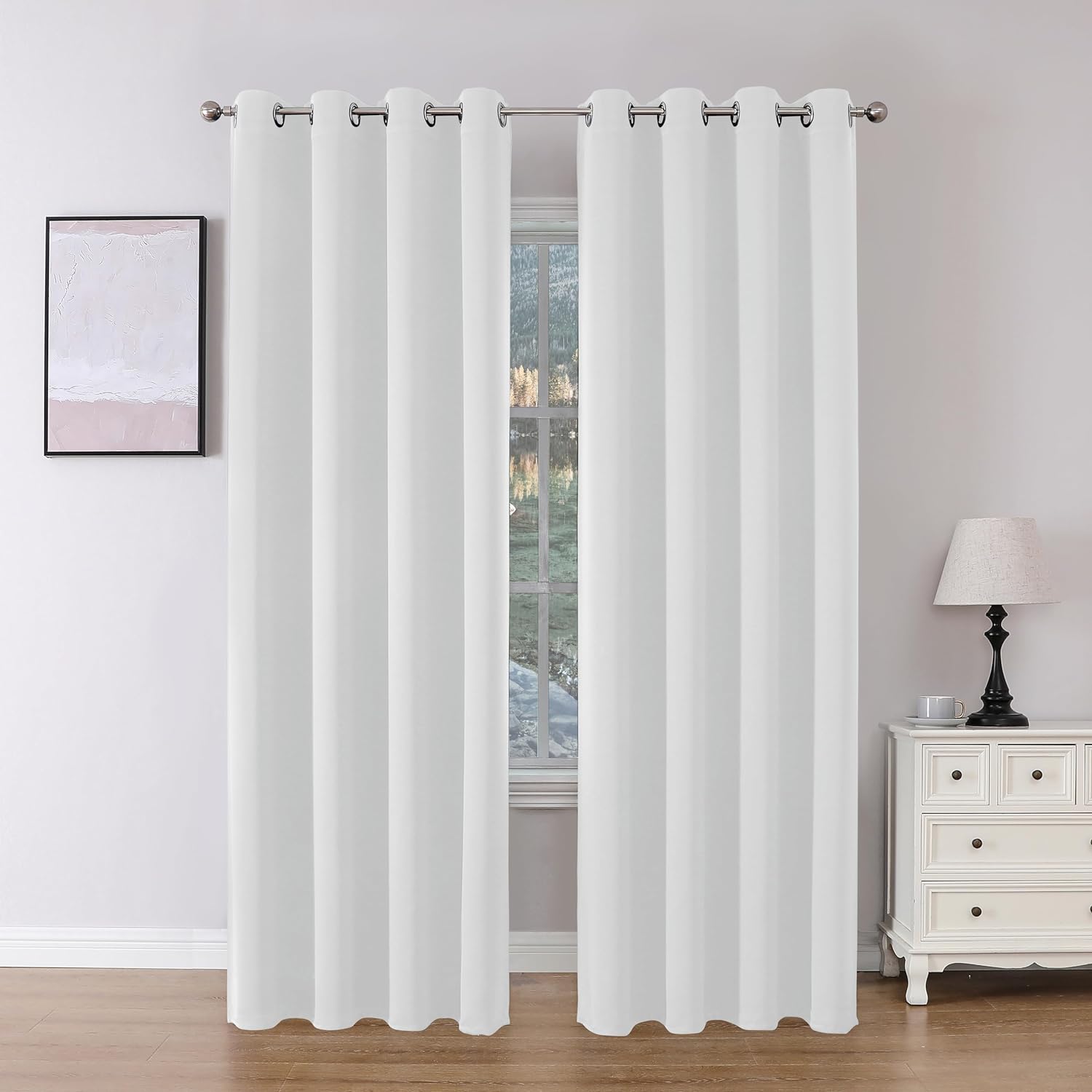 Joydeco Blackout Curtains  2 Panels Set, featuring thermal insulated long curtains - Joydeco