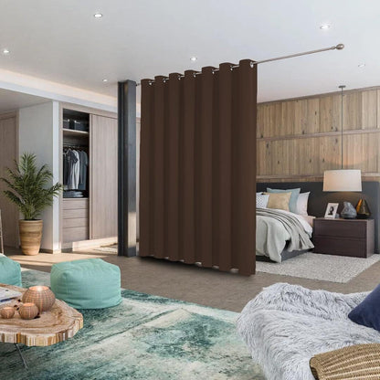 Joydeco Blackout Curtains sliding glass door curtains, patio sliding door living room extra wide curtains, room partition curtains.