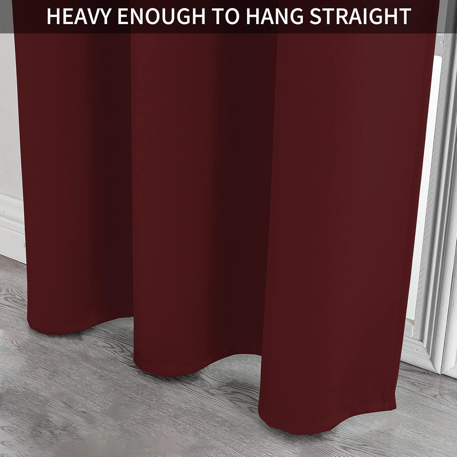 Joydeco Blackout Curtains sliding glass door curtains, patio sliding door living room extra wide curtains, room partition curtains.