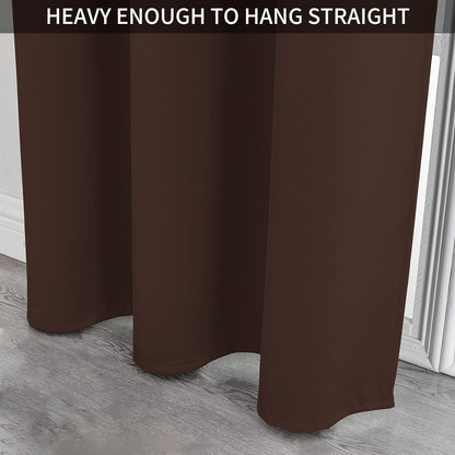 Joydeco Blackout Curtains sliding glass door curtains, patio sliding door living room extra wide curtains, room partition curtains.