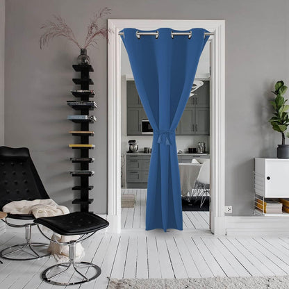Joydeco Blackout Curtains sliding glass door curtains, patio sliding door living room extra wide curtains, room partition curtains.