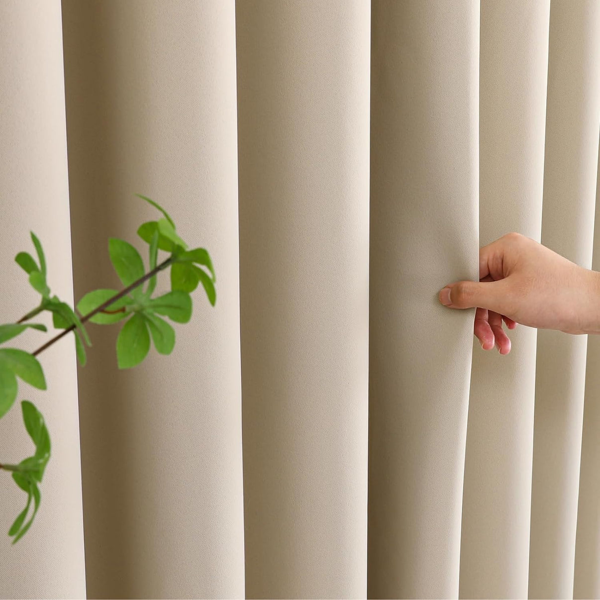 Joydeco Blackout Curtains sliding glass door curtains, patio sliding door living room extra wide curtains, room partition curtains.