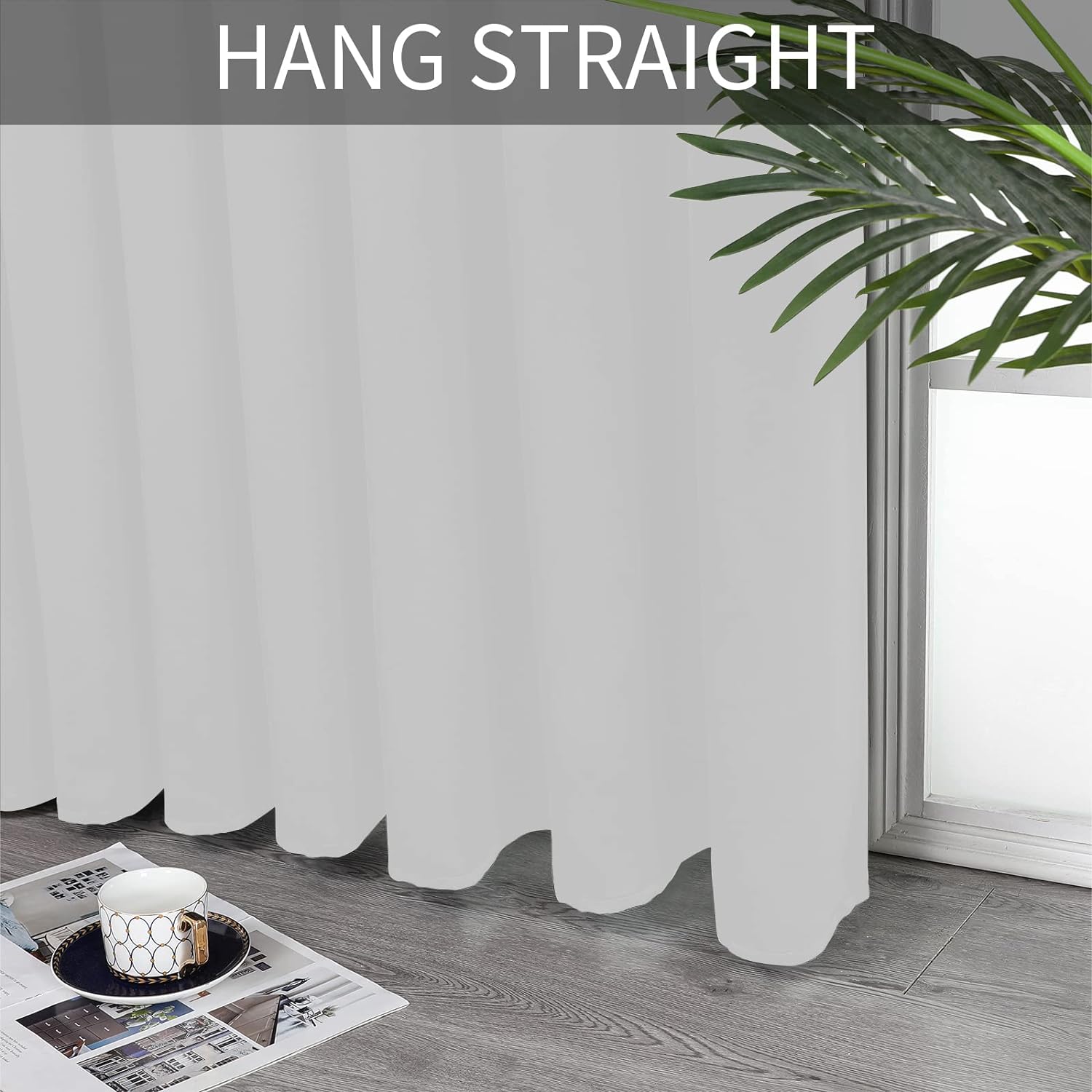 Joydeco Blackout Curtains sliding glass door curtains, patio sliding door living room extra wide curtains, room partition curtains.