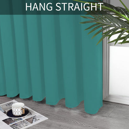 Joydeco Blackout Curtains sliding glass door curtains, patio sliding door living room extra wide curtains, room partition curtains.