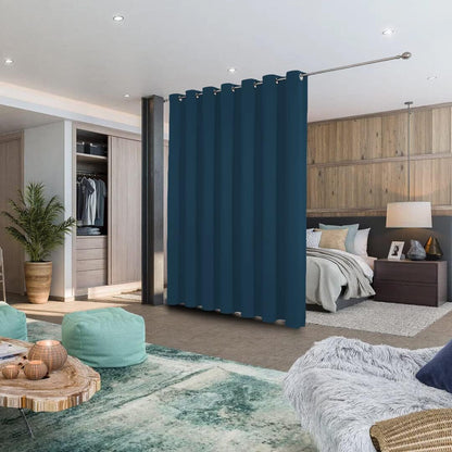 Joydeco Blackout Curtains sliding glass door curtains, patio sliding door living room extra wide curtains, room partition curtains.