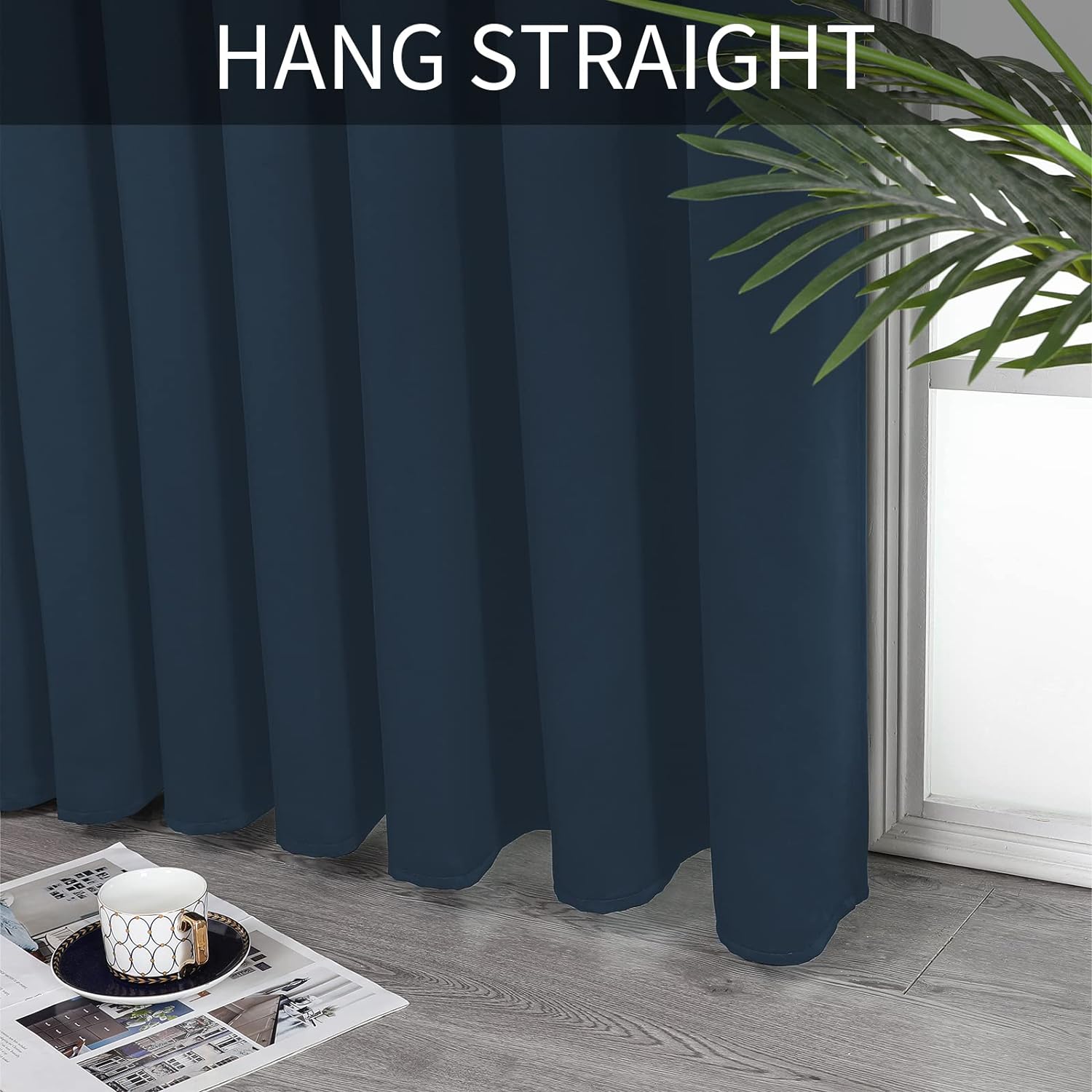 Joydeco Blackout Curtains sliding glass door curtains, patio sliding door living room extra wide curtains, room partition curtains.