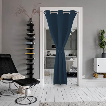 Joydeco Blackout Curtains sliding glass door curtains, patio sliding door living room extra wide curtains, room partition curtains.