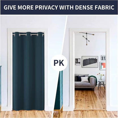 Joydeco Blackout Curtains sliding glass door curtains, patio sliding door living room extra wide curtains, room partition curtains.