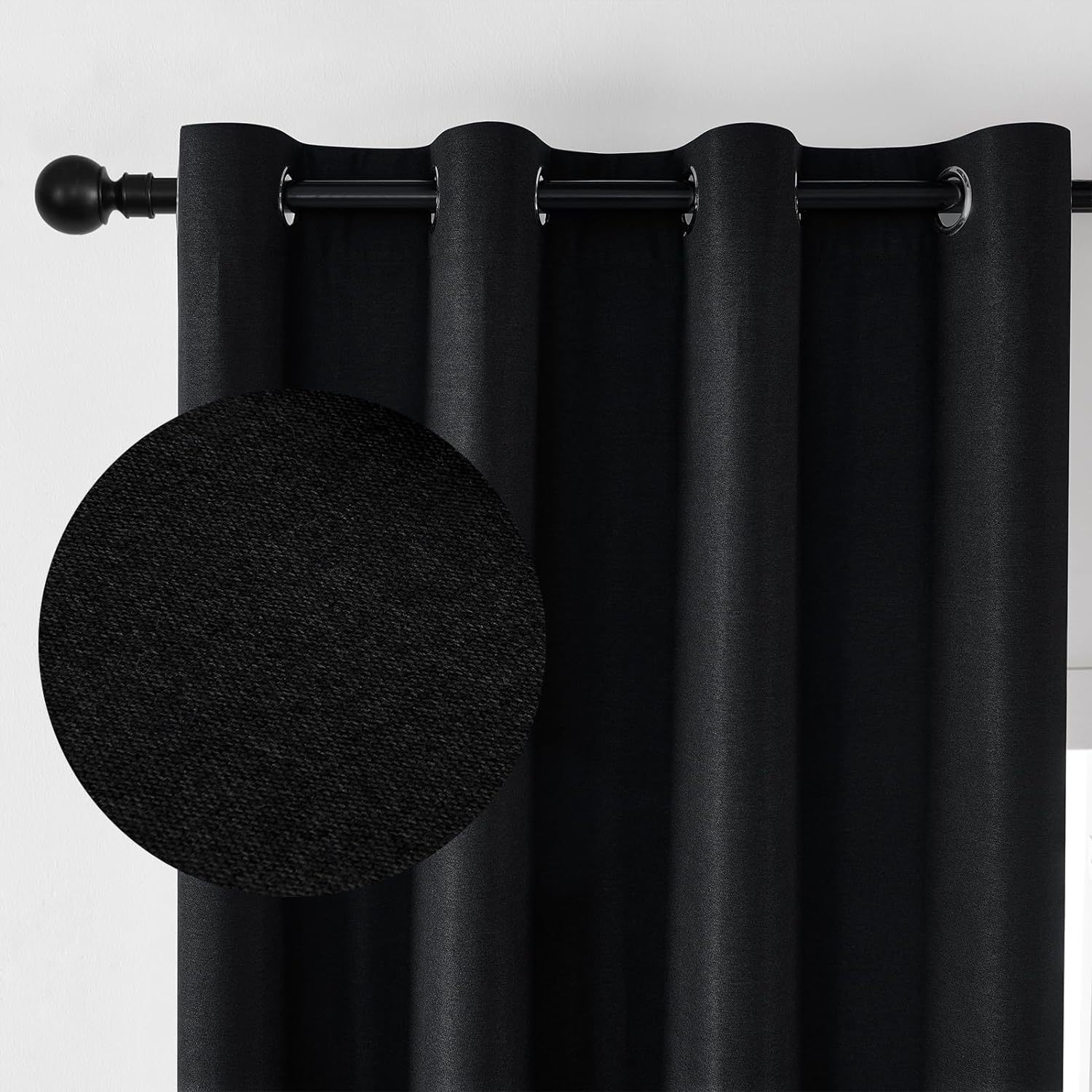 Joydeco Blackout Curtains 2 Panels Set, featuring thermal insulated long curtains