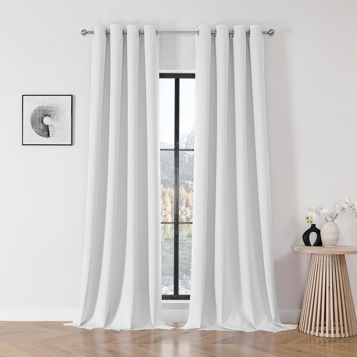 Joydeco Blackout Curtains 2 Panels Set, featuring thermal insulated long curtains