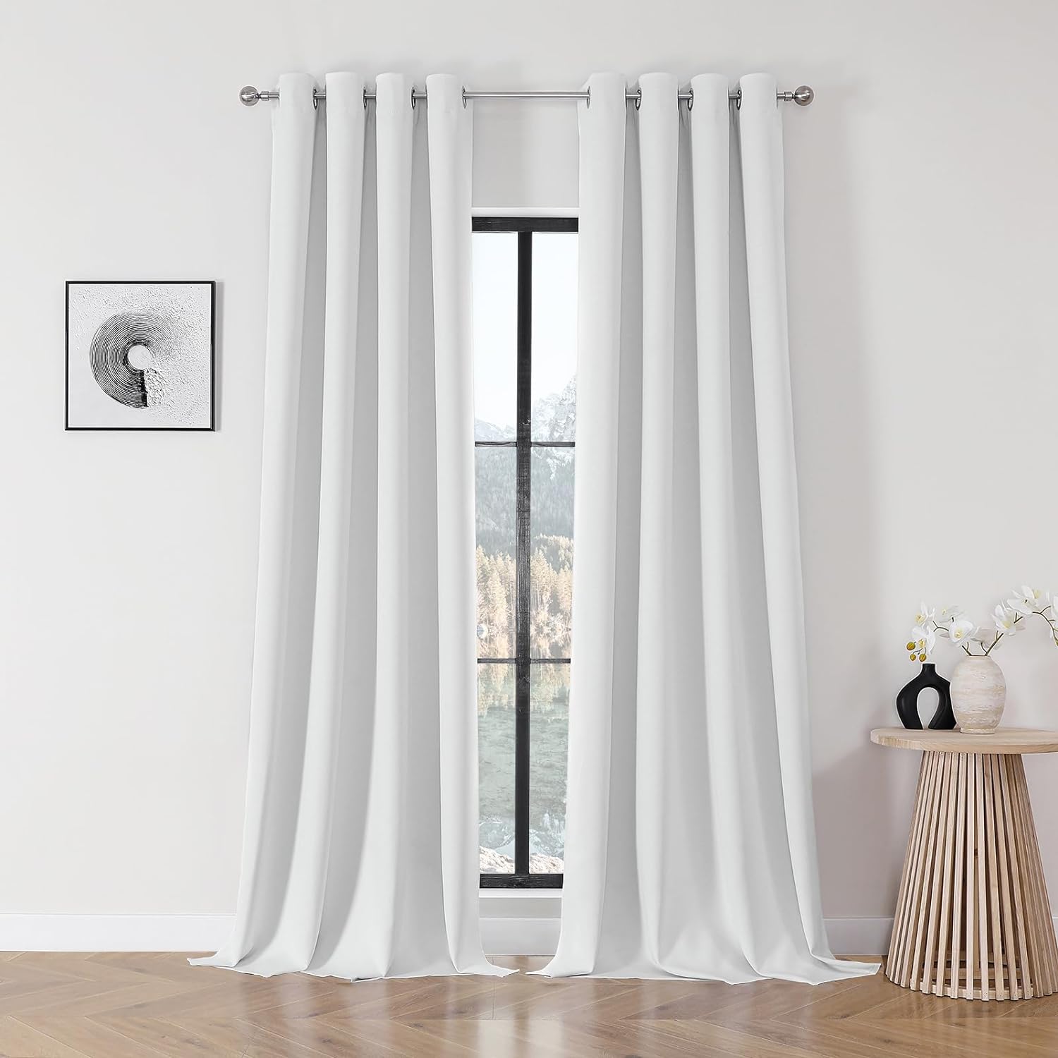 Joydeco Blackout Curtains  2 Panels Set, featuring thermal insulated long curtains - Joydeco